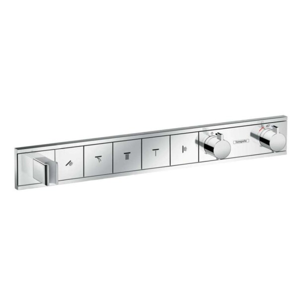 HANSGROHE - RainSelect Baterie pod omítku pro 5 spotřebičů, chrom 15358000