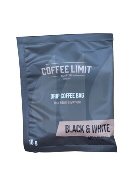 COFFEE LIMIT DRIP COFFEE BAG - Black & White - 1 ks x 10 g