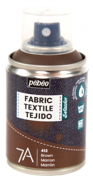 PEBEO Setacolor sprej na textil 7A 100ml - 12 hnědý