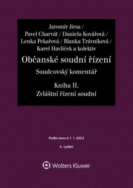 Občanské soudní řízení Soudcovský komentář Kniha II.