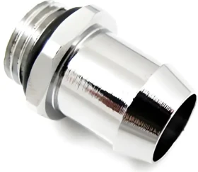XSPC Přímá přípojka G1/4 palce AG na 13 mm ID chromová / Konektor na trubici 19/13 mm (5060175581624)