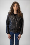 Dámská Kožená Bunda Křivák Sofie Tiffany Brixton Černá Velikost: 8XL