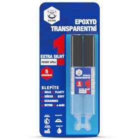 Epoxidové lepidlo, transparentní, 28g, BULDOK