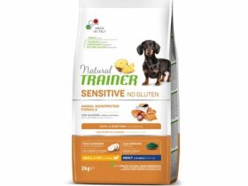 Trainer Natural Sensitive No gluten Adult Mini losos 2kg / Kompletní krmivo pro dospělé psy malých plemen (8059149252391)