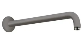 Hansgrohe Sprchové rameno 39 cm kartáčovaný černý chrom / Sprchové rameno / úhel 90° / mosaz / připojení G 1 (27413340)