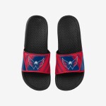 FOCO Pánské pantofle Washington Capitals NHL Legacy Velcro Sport Slide Slipper Velikost: S = 39-41 EU
