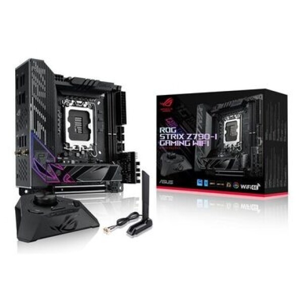 ASUS ROG STRIX Z790-I GAMING WIFI / Z790 / LGA 1700 / 2x DDR5 / PCIEx16 / 1x 2.5GLAN / Wi-Fi / mini-ITX (90MB1CM0-M0EAY0)