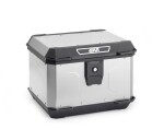 Alp44A Alpina kufr Givi hliníkový stříbrný (Monolock s vlastní plotnou), objem 44 ltr.