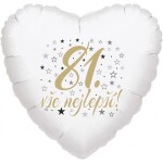 81. narozeniny balónek srdce Balonky.cz 81. narozeniny balónek srdce Balonky.cz