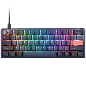 Ducky One 3 Mini Cherry MX-Blue modrá / herní klávesnice / podsvícená / mechanická / drátová USB-C / US (DKON2161ST-CUSPDCOVVVC2)