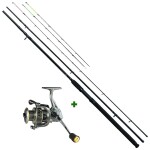 Giants Fishing Prut Black Method Feeder 12ft 40-90g + naviják GXF 3000FD Akční set,Giants Fishing Prut Black Method Feeder 12ft 40-90g + naviják GXF 3