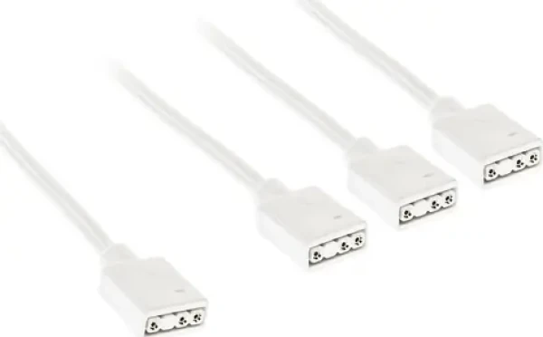 Kolink ARGB rozbočovací kabel 1-3 bílá / Rozbočovací kabel / ARGB 3-pin / 30 cm (PGW-AC-KOL-156)