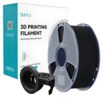 Sunlu PETG High-Speed Matte černá / Struna pro 3D tiskárnu / PETG / Matný povrch / 1 kg (PETG H-S M B)