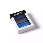 Pánské boxerky 3 pack 011 blue - Atlantic vícebarevná XL