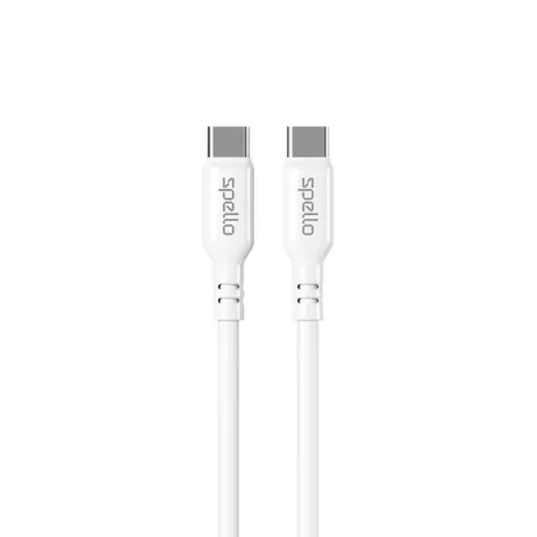 Spello kabel USB-C na USB-C 1m bílá (9915101100175)