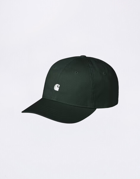 Carhartt WIP Madison Logo Cap Dark Scarab/White