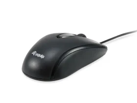 Equip kompaktní myš USB-C černá / Myš / drátová / optická / 1200 DPI / 1,5 m (245116)