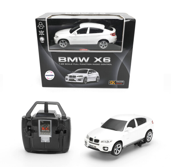 Mamido Autíčko na dálkové SUV BMW X6 1:28 se světly bílé