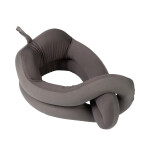 Šedý cestovní polštář s provlékáním - Albi