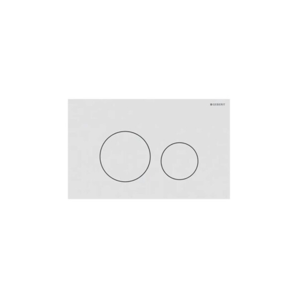 GEBERIT - Sigma40 Ovládání splachování, easy to clean, matná bílá 115.628.JT.1