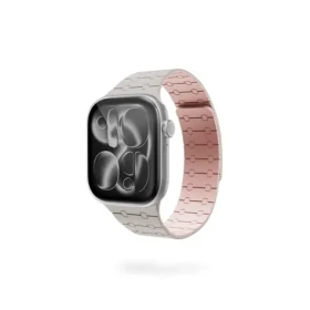 Epico Magnetic+ Silicone magnetický řemínek pro Apple Watch 42/44/45/46/49mm bílá (63418103600001)