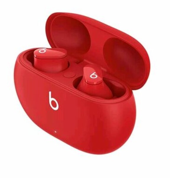 Beats Studio Buds červená / Bezdrátová sluchátka / Mikrofon / Bluetooth / s potlačením hluku (MJ503EE/A)