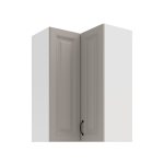 Horní rohová skříňka Stilo 60x60 GN-90 2F (90°) Barva korpusu: Bílá, Barva dvířek: Bílá