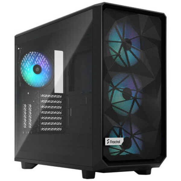 Fractal Design Meshify RGB TG Light Tint černá E-ATX 2x USB 3.2 2x USB-C 3.2 4x 140mm bez zdroje průhledná (FD-C-MES2A-06)