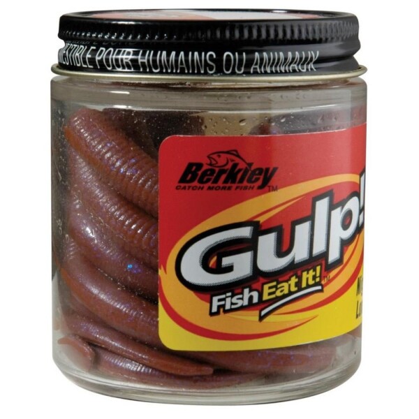 Berkley Rousnice Gulp! Nightcrawler 150mm 10ks - Dark Brown,Berkley Rousnice Gulp! Nightcrawler 150mm 10ks - Dark Brown