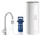 GROHE - Red Dřezový ventil Mono s ohřevem vody a filtrací, zásobník L, chrom 30080001