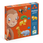 DJECO Puzzle gigant - Kamarádi z Jungle