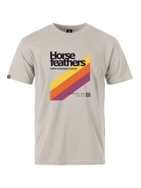 Horsefeathers VHS CEMENT pánské tričko s krátkým rukávem - L