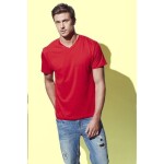 Triko BA krátký rukáv V-neck 155g/m2