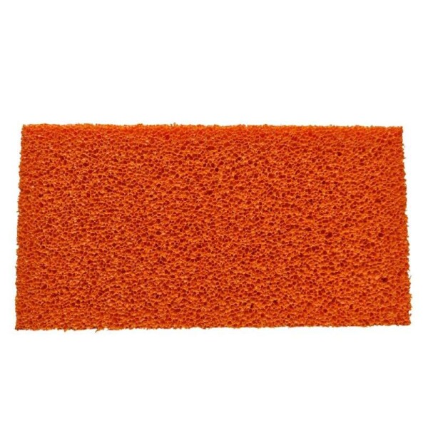 Náhradní povrch houba hrubá, 250 x 130 x 18 mm, oranžová
