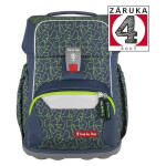 Školní batoh pro prvňáčky – 4 dílný set, Step by Step BASIS Green Geometric, AGR