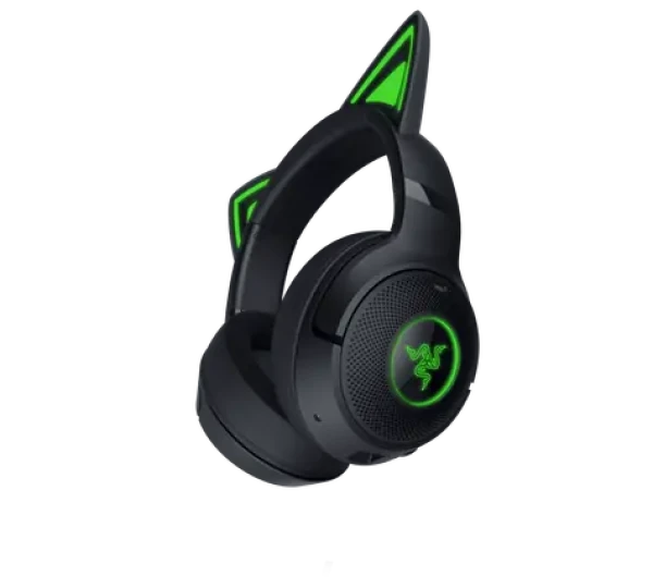 Razer Kraken Kitty V2 BT - černá / bezdrátová herní sluchátka / mikrofon / Bluetooth 5.2 / RGB (RZ04-04860500-R3M1)