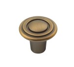 Sapho RETRO kovová knobka, průměr 30mm, bronz 12936