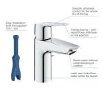 GROHE - QuickFix Start Umyvadlová baterie s výpustí, studený start, chrom 31137002