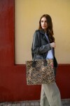 Stylová kabelka Reisenthel Daily Shopper Leo fake fur