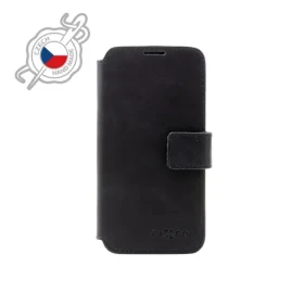 FIXED Kožené pouzdro typu kniha ProFit pro Apple iPhone 13 Pro, černé FIXPFIT2-793-BK