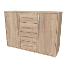 Nábytek Mikulík Komoda ELITE M - hl. 43 cm ROZMĚR: (š/v/h) 120 x 86 x 43 cm