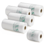Vzduchové polštářky do MINI PAK'R®, dvoukomorové, 40x15cm, délka fólie 250m, 30% recyklované