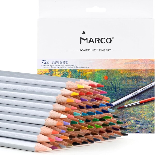 Marco, 7120, MARCO Raffiné, sada akvarelových pastelek, 72 ks