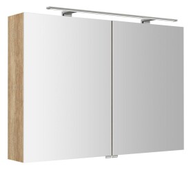 SAPHO - RIWA galerka s LED osvětlením, 101x70x17cm, dub alabama RIW100-0022