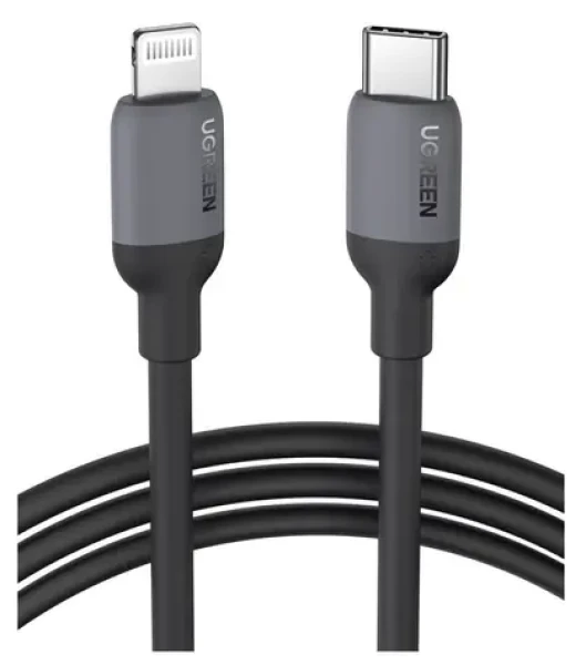 UGREEN US387 USB Type C - Lightning kabel 1 m černá / MFI / 20W (20304-ugreen)