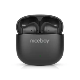 Niceboy Beans 4 POP černá / Bezdrátová sluchátka s mikrofonem / Bluetooth 5.4 / IPX4 / nabíjecí pouzdro (beans-4-pop-black)