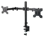 Esperanza ERW018 černá / Stolní držák pro 2 monitory / 10-27" / do 8 kg / VESA 75-100 (ERW018)