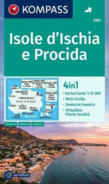 Isole d´ Ischia e Procida 1:15 000 / turistická mapa KOMPASS 680