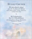 50 národních písní I. pro 2-3 zobcové flétn - Rudolf Gruber