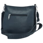 Trendy dámská koženková crossbody kabelka Candelis, tmavě modrá